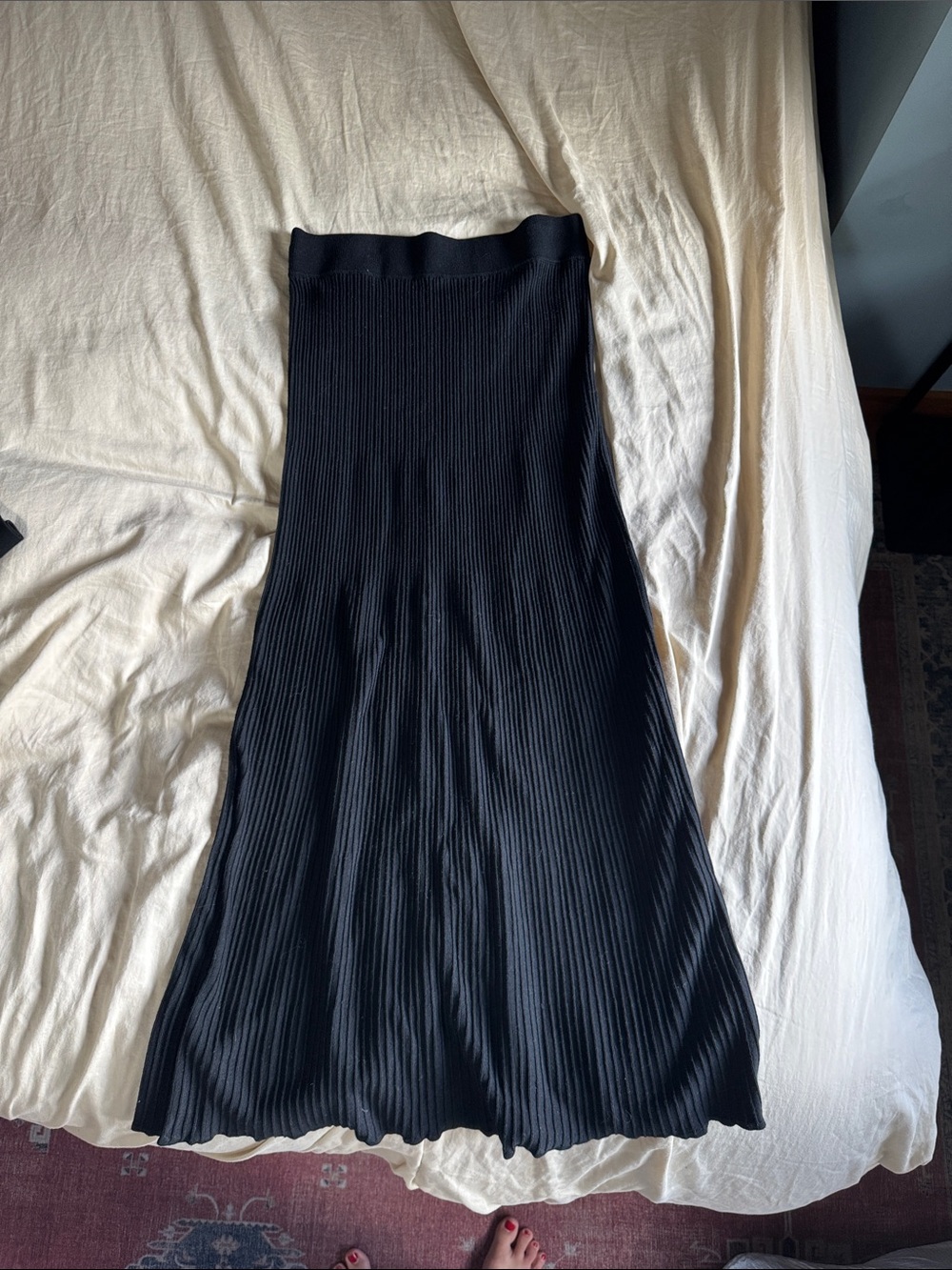 Free People knit midi skirt